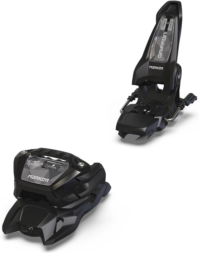 Marker Griffon 13 Ski Bindings – DIN 4.0-13.0, Triple Pivot Elite 3 Toe System, Great for Freeride, Freestyle, Park & Pipe, 100 mm – Black