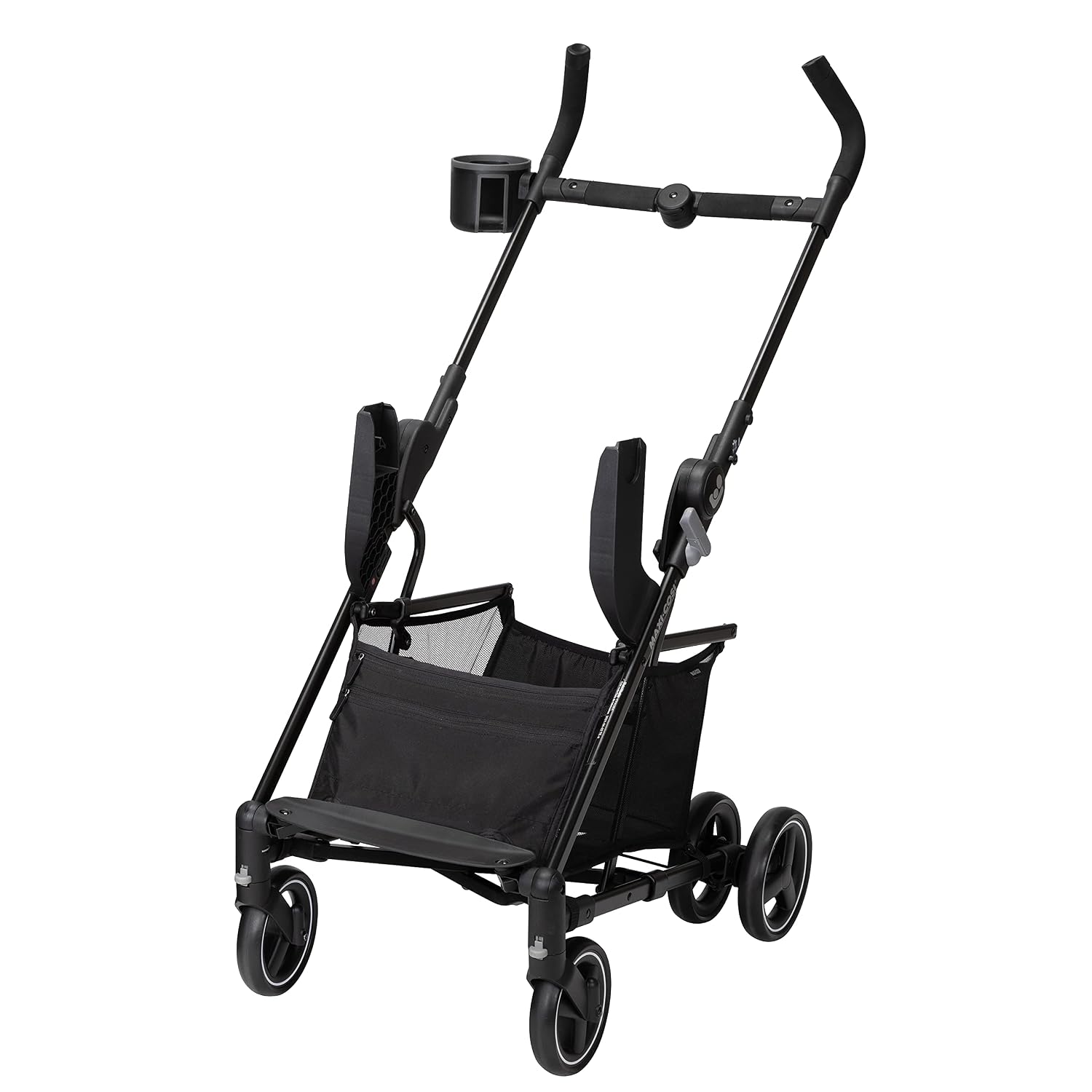 Maxi-Cosi Maxi-Taxi Xt Baby Stroller, Car Seat Caddy, Ultra Compact, Travel System with Ample Storage, Black