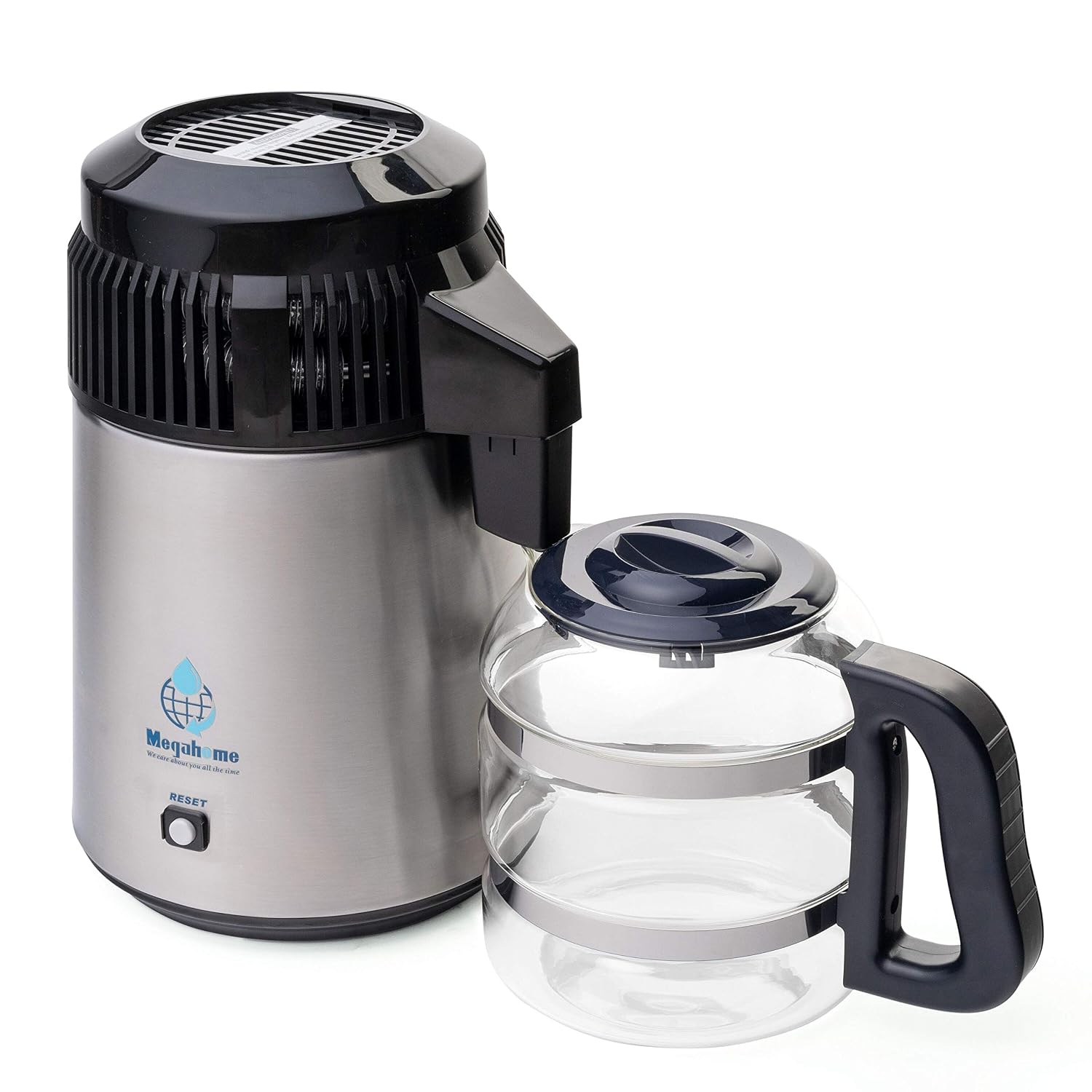 Megahome No-nonsense Nutriteam Water Distiller, Glass Collection