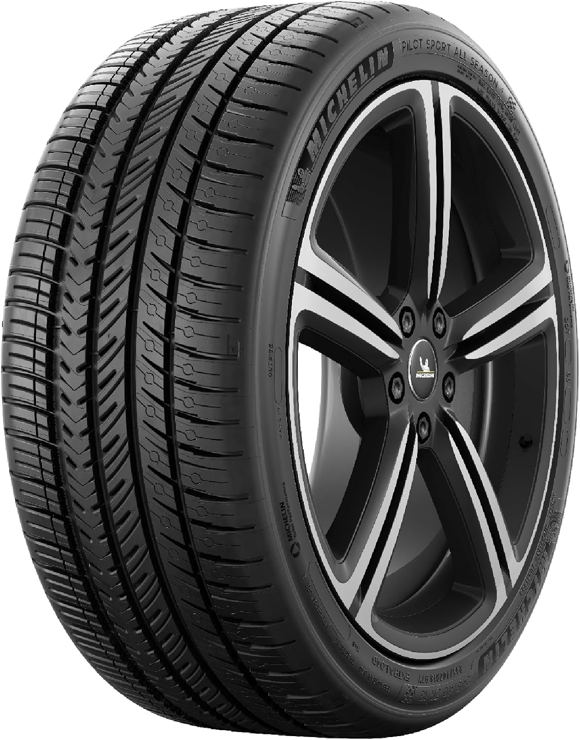 MICHELIN Pilot Sport All-Season 4 Car Tire for Sport and Performance Cars, 295/30ZR20/XL 101Y