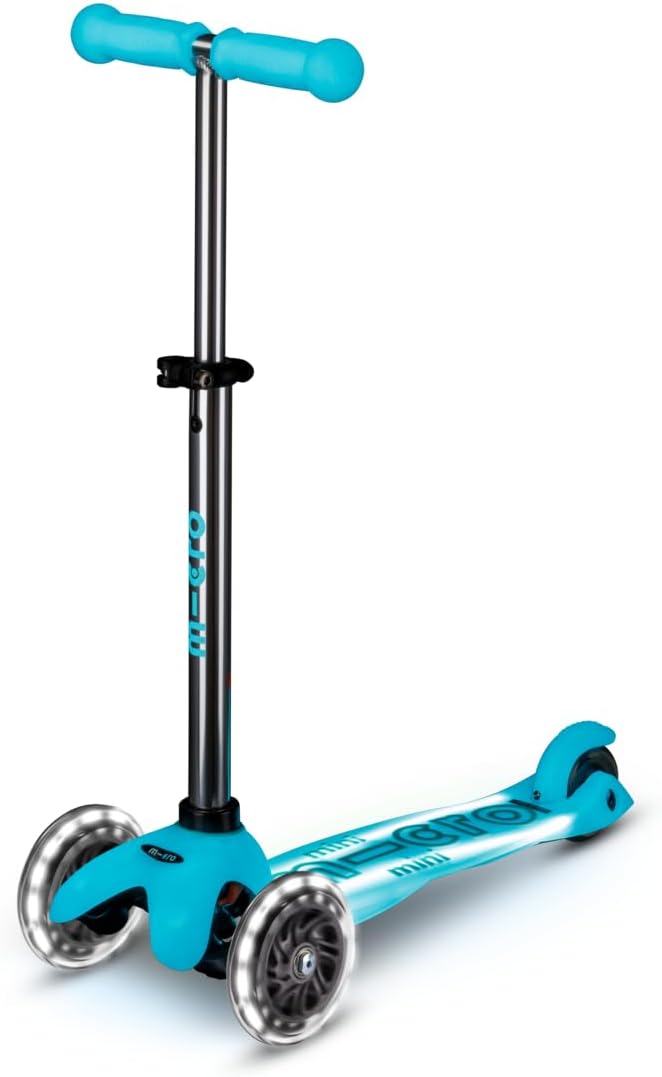 Micro Kickboard Micro Mini Glow Plus LED Scooter (2-5 years) – Glacier Aqua