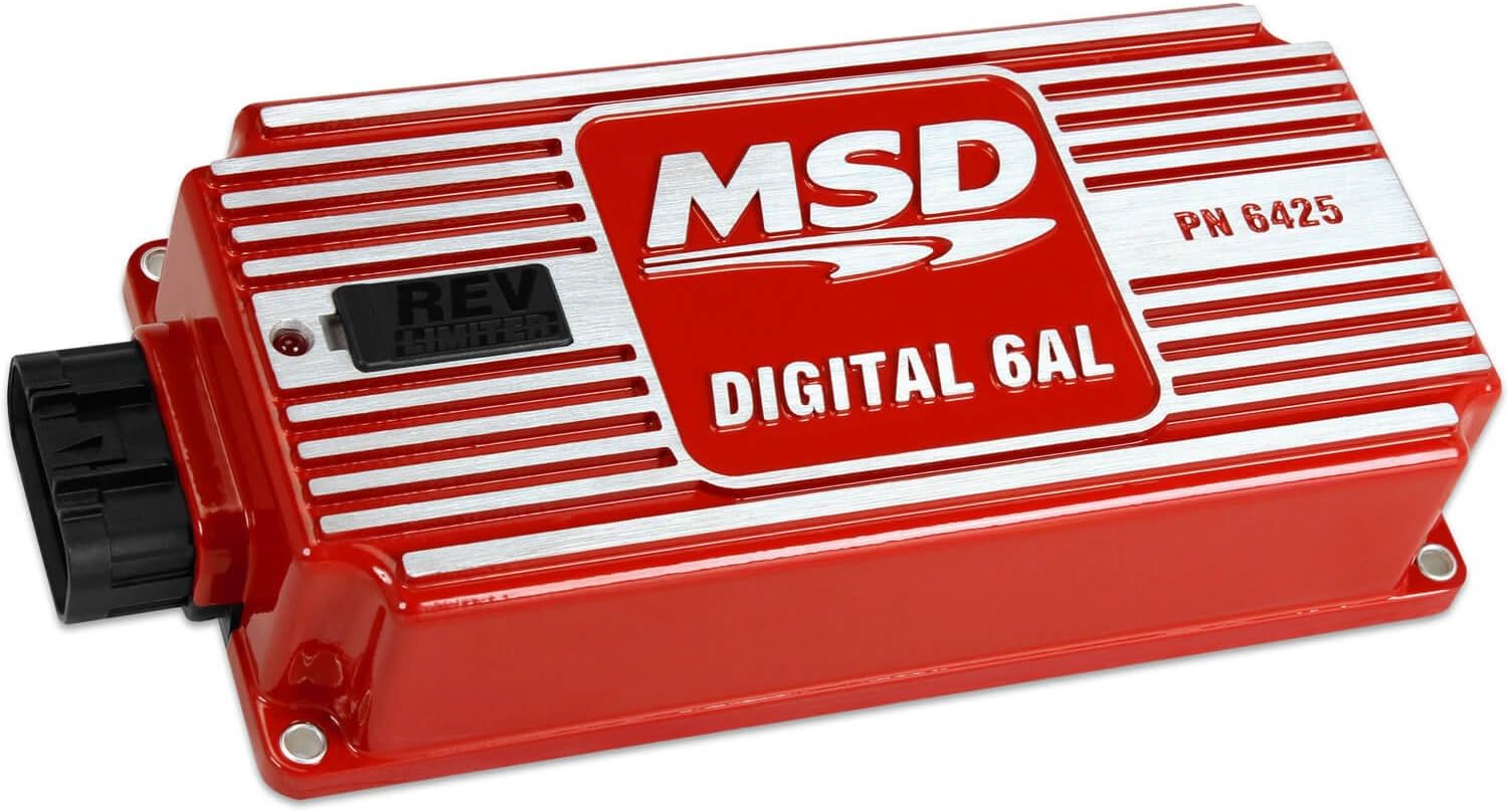 MSD 6425 Digital 6AL Ignition Control w/Rev Control – Red