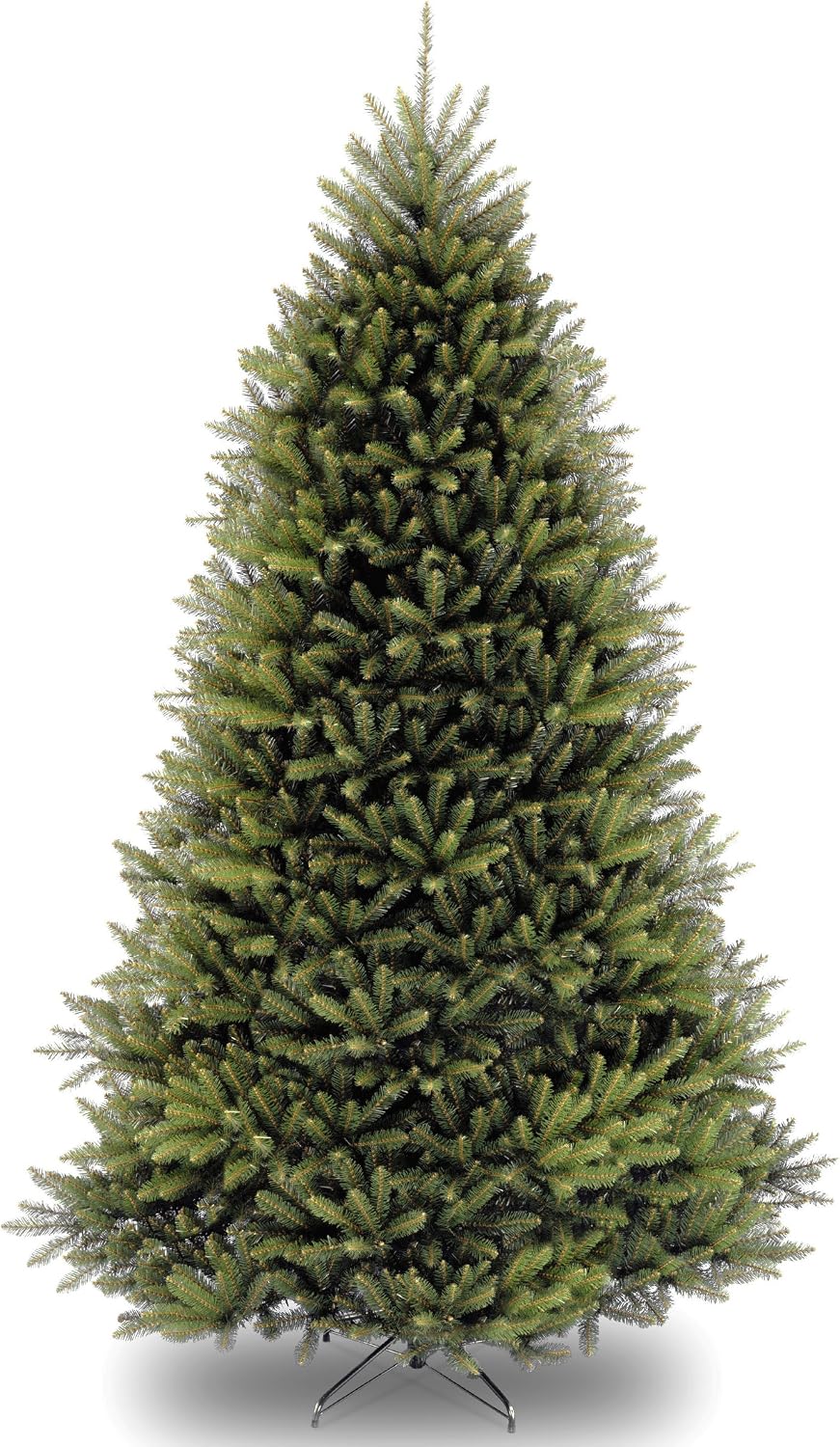 National Tree Company 10 ft Unlit Dunhill Fir Full Artificial Christmas Tree, 5,090 Tips, Includes Stand, Green