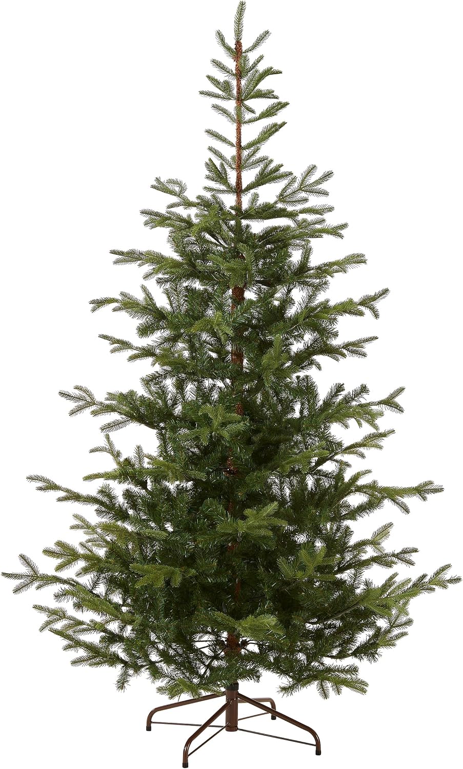 National Tree Company 7.5 ft Unlit Norwegian Spruce Artificial Christmas Tree, 1,325 Tips, Includes Stand, Green