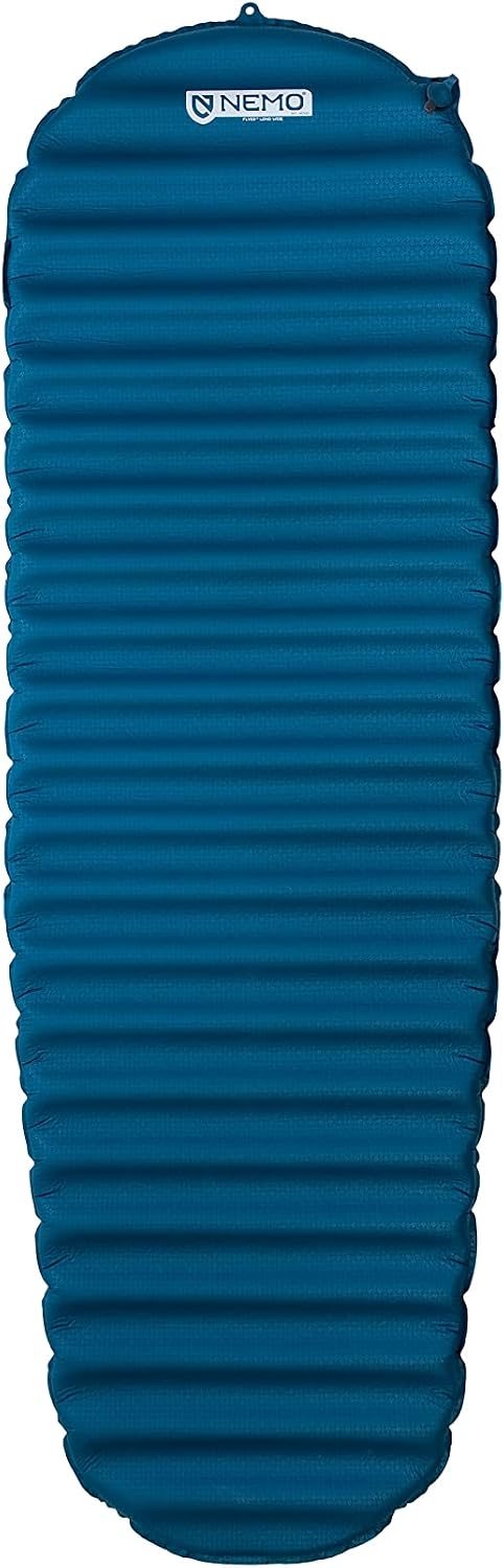 NEMO Equipment Flyer Self-Inflating Bluesign Sleeping Pad – Long Wide – Abyss