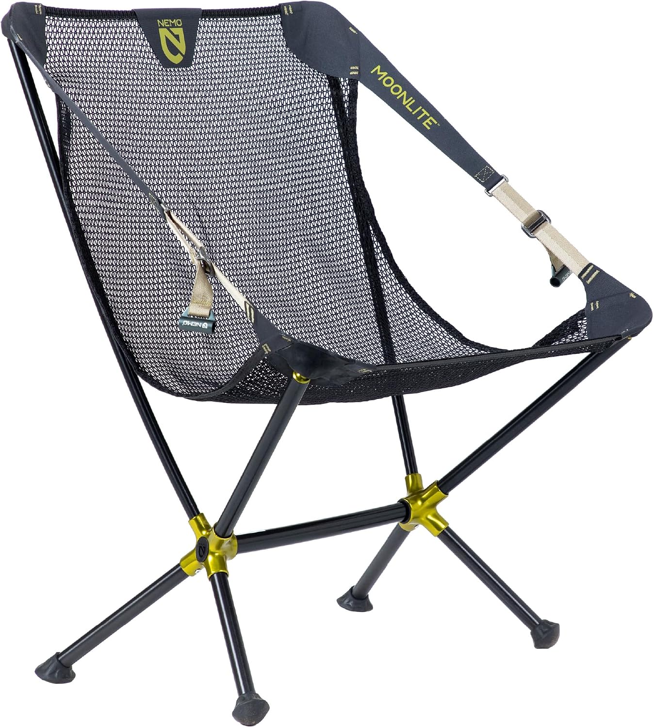 NEMO Equipment Moonlite Reclining Camp Chair – One Size – Black Pearl