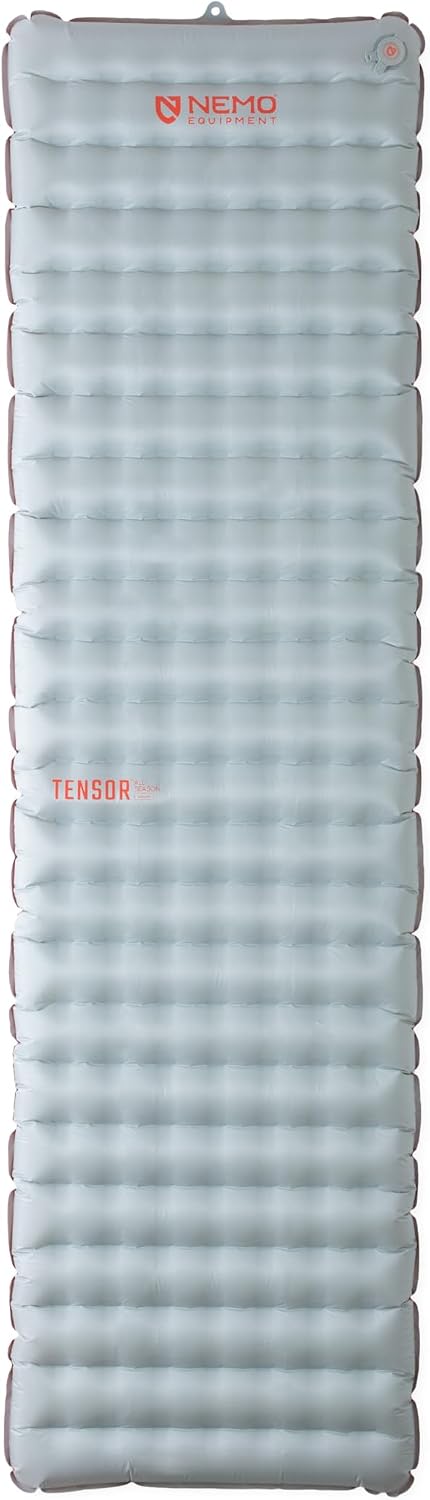 NEMO Equipment Tensor All-Season Ultralight Insulated Sleeping Pad – Regular (72″x20″) – Blade/Spicy Orange