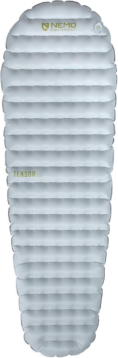 NEMO Equipment Tensor Elite Sleeping Pad – Aluminum/Titanium – Short Mummy