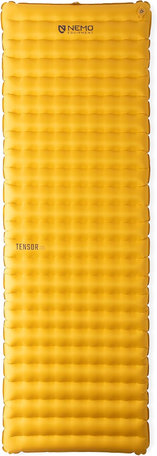 NEMO Equipment Tensor Trail Ultralight Insulated Sleeping Pad – Long Wide (76″x25″) – Mango/Huckleberry