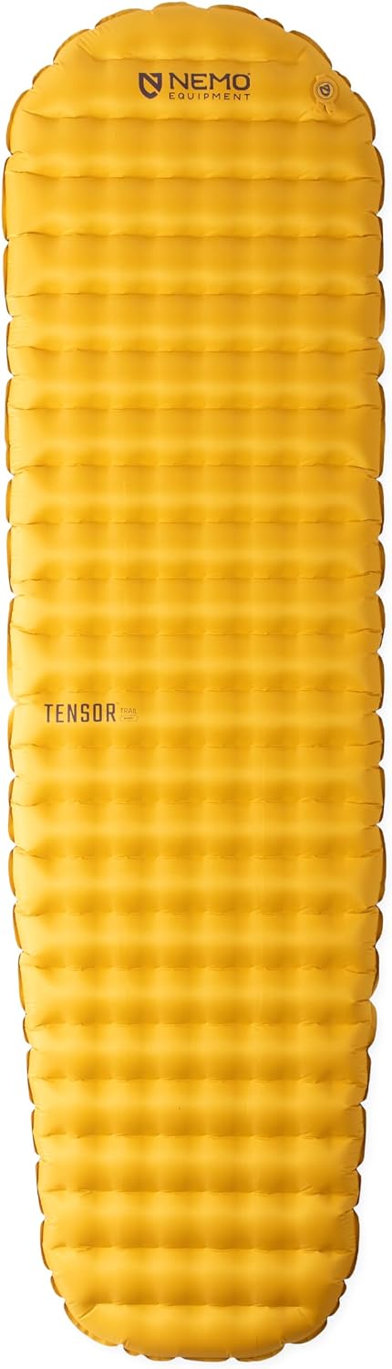 NEMO Equipment Tensor Trail Ultralight Insulated Sleeping Pad – Regular Mummy (72″ x 20) – Mango/Huckleberry