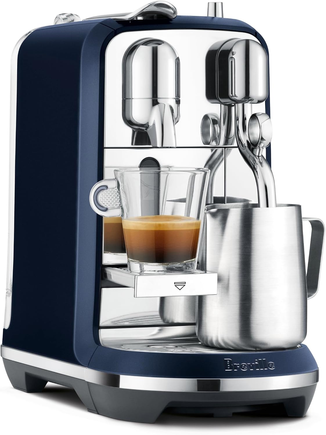 Nespresso Creatista Plus Espresso Machine by Breville, Damson Blue
