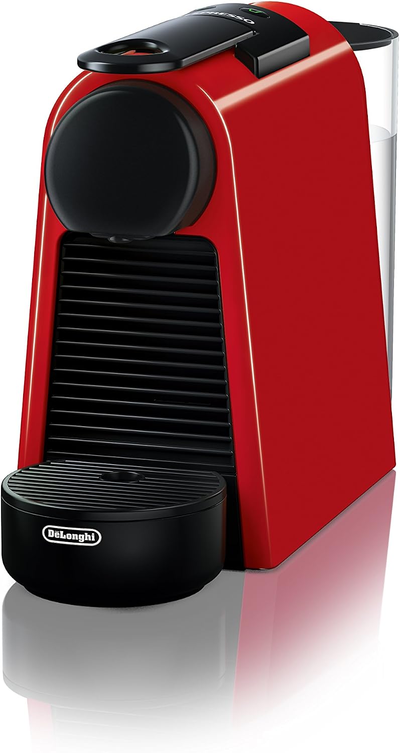 Nespresso Essenza Mini Espresso Machine by De’Longhi, 1150 watts, 0.6 liters, Red