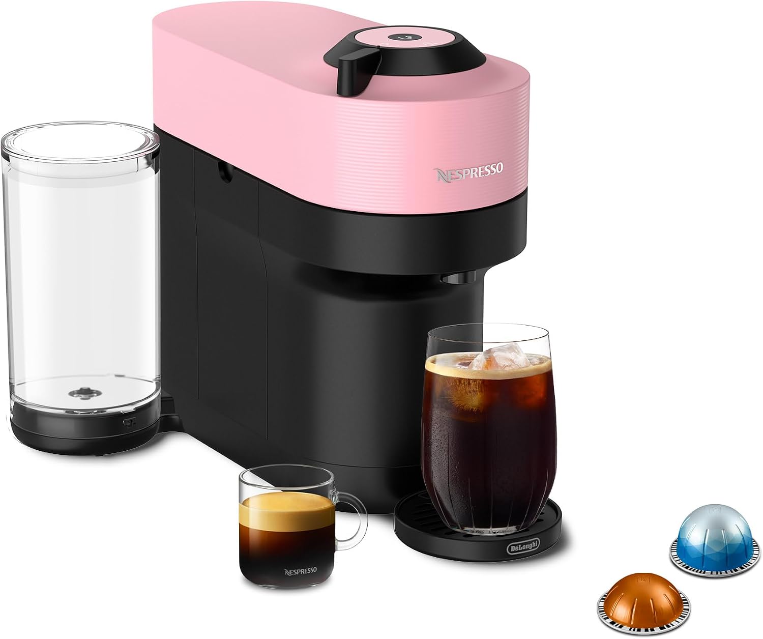 Nespresso Vertuo Pop+ Coffee and Espresso Maker by De’Longhi, Candy Pink