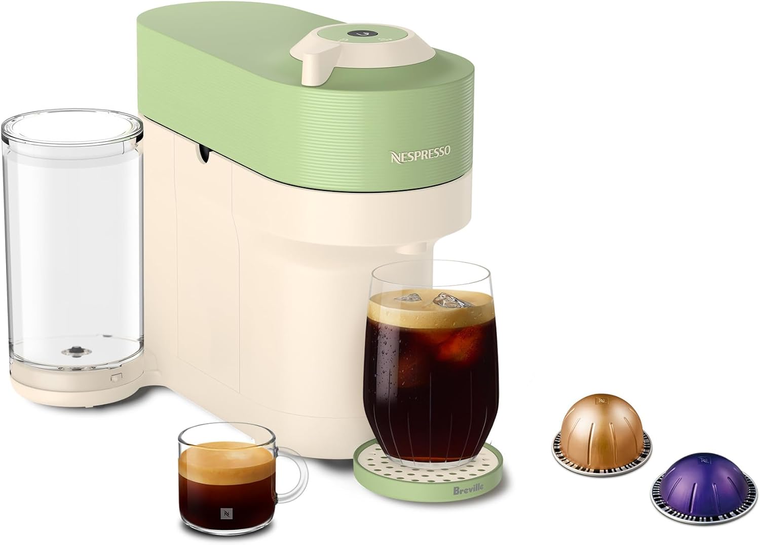 Nespresso Vertuo Pop+ Summer Limited Edition by Breville, Pistachio