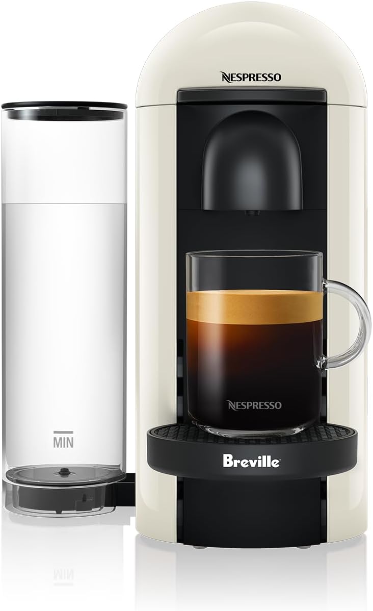 Nespresso VertuoPlus Coffee and Espresso Machine by Breville, White