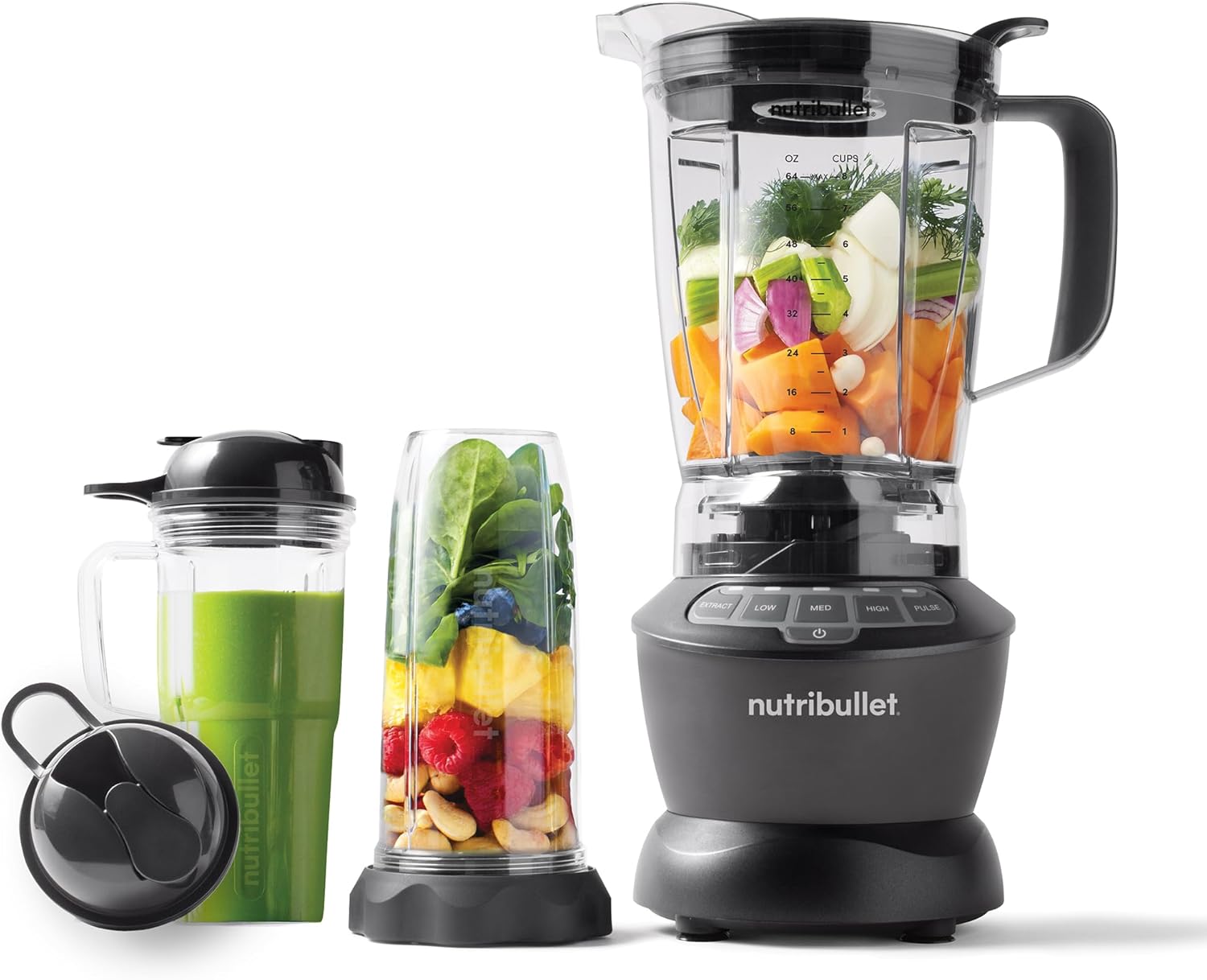 nutribullet Full-Size Blender Combo 1200W – NBF50500 – Dark Gray