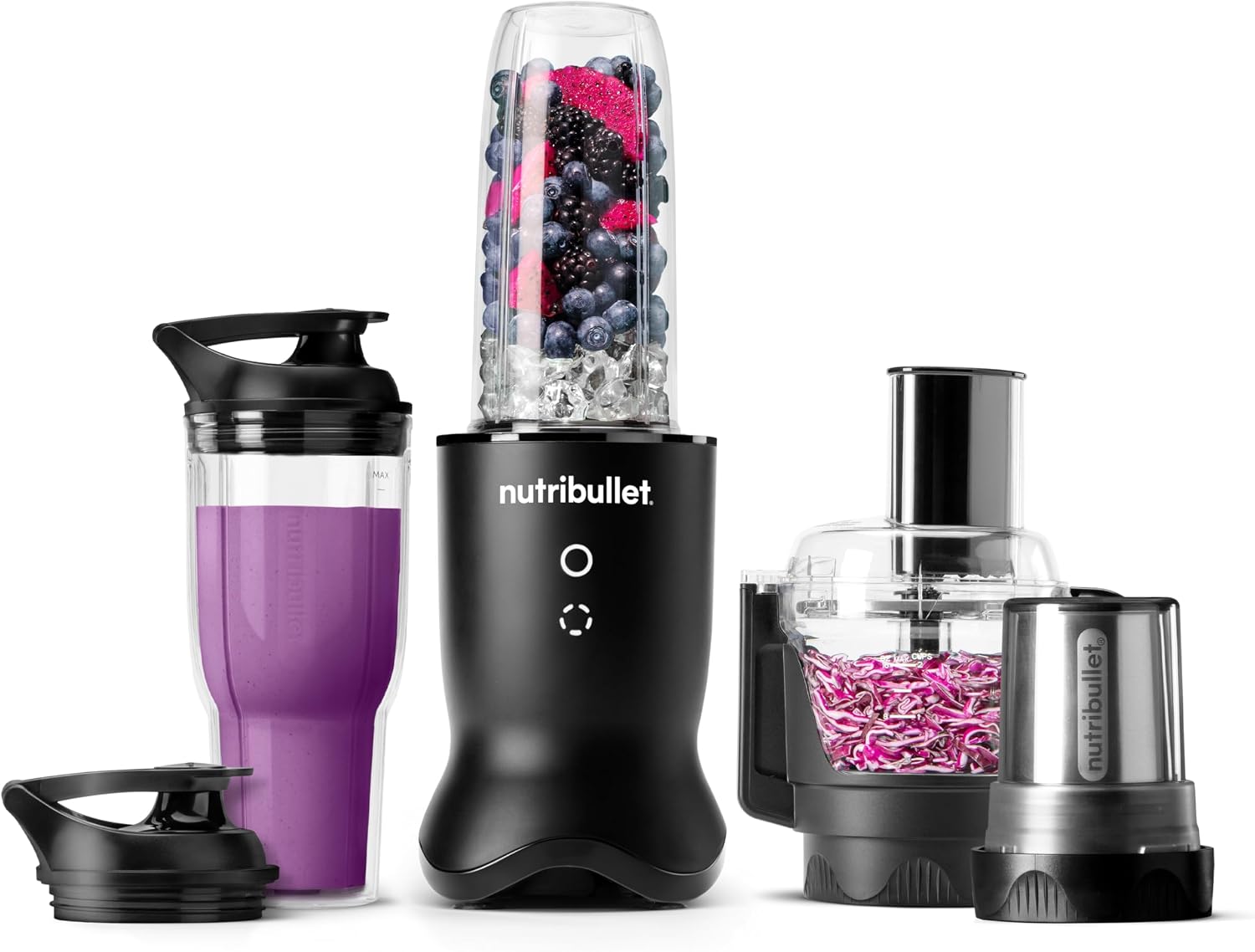 nutribullet Ultra Plus+ 3-1 Compact Kitchen System, 1200W Kitchen System, Satin Black