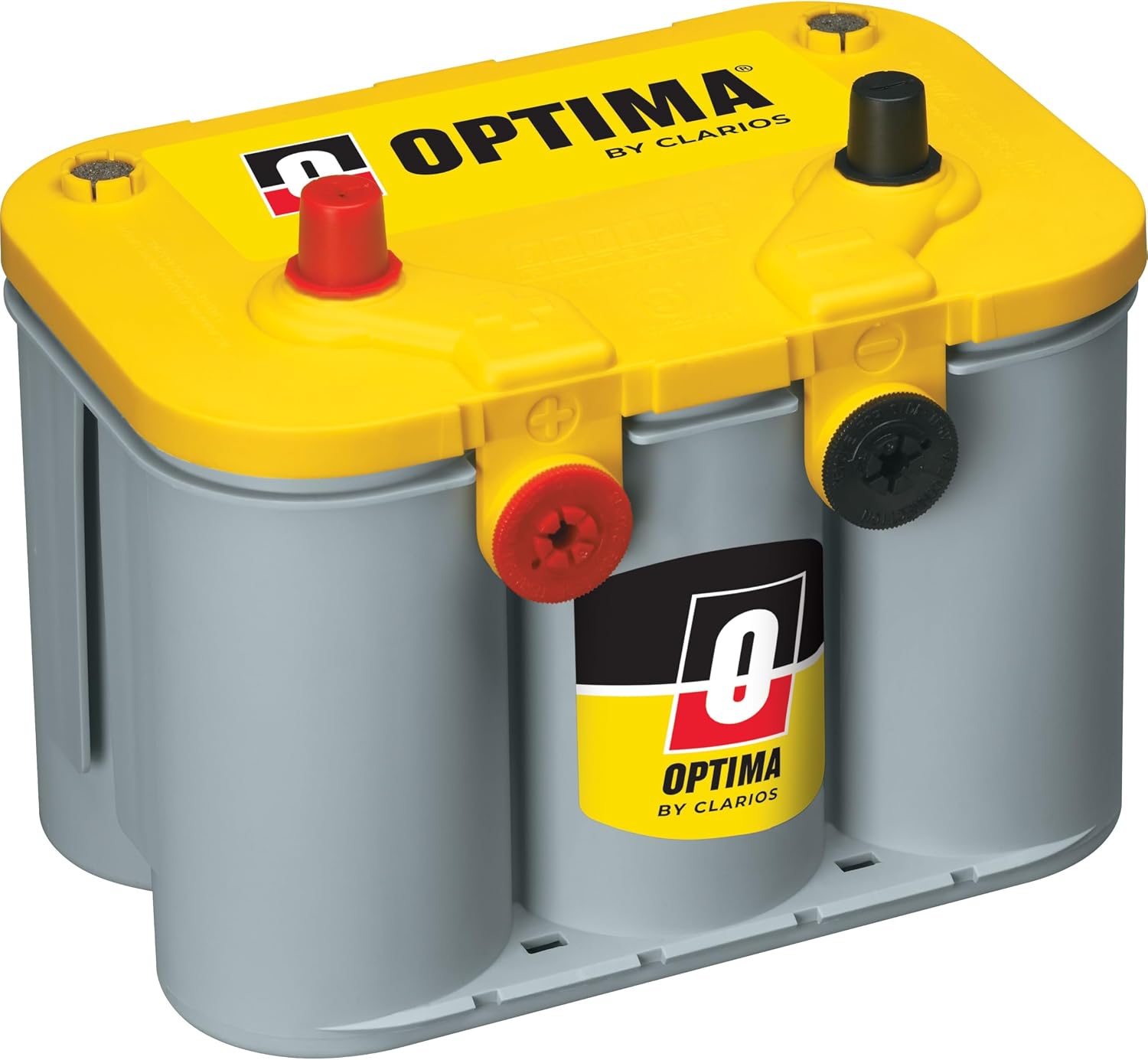 OPTIMA D34/78 YellowTop AGM Battery, 750 CCA, Dual Terminal, High Performance for Cars, Trucks, SUVs, Maintenance-Free
