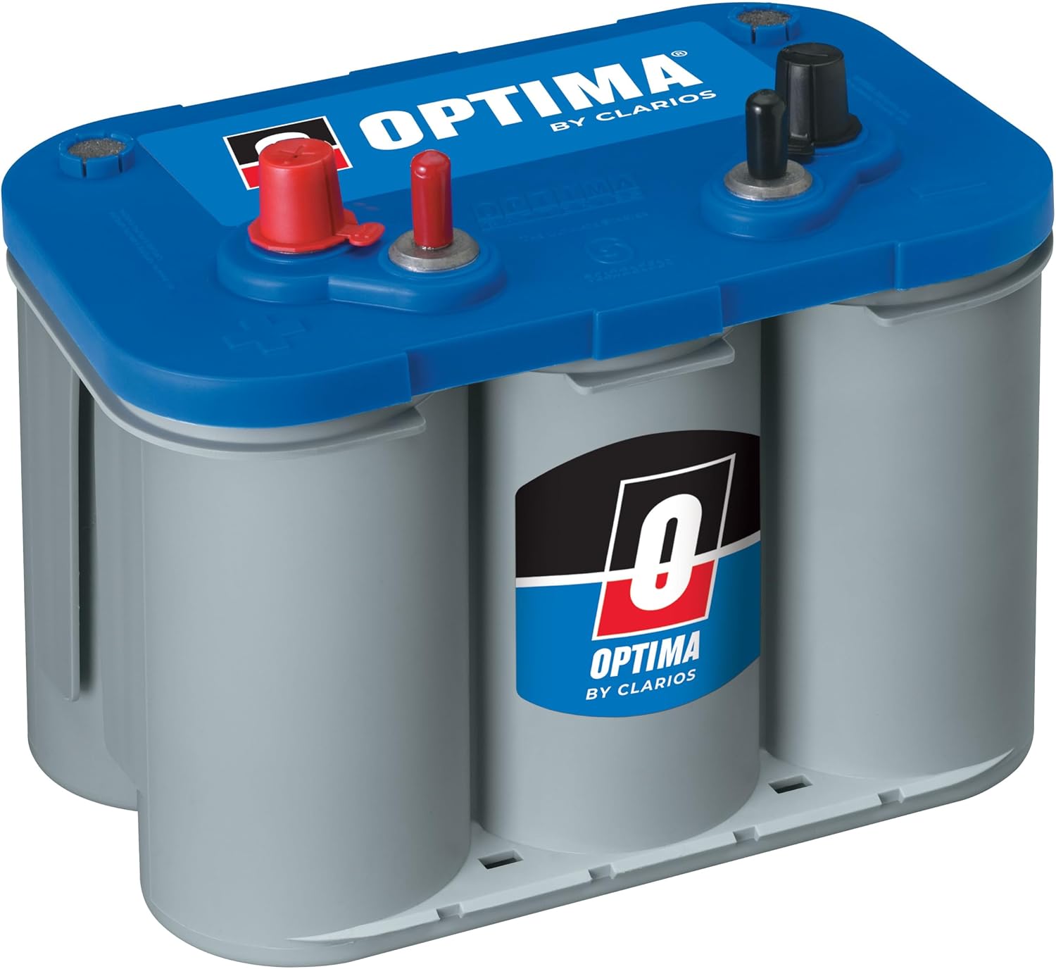 OPTIMA D34M BlueTop AGM Battery – 12V, 750CCA, Deep Cycle + Starting, Dual Terminals, Maintenance-Free for Boat & RV