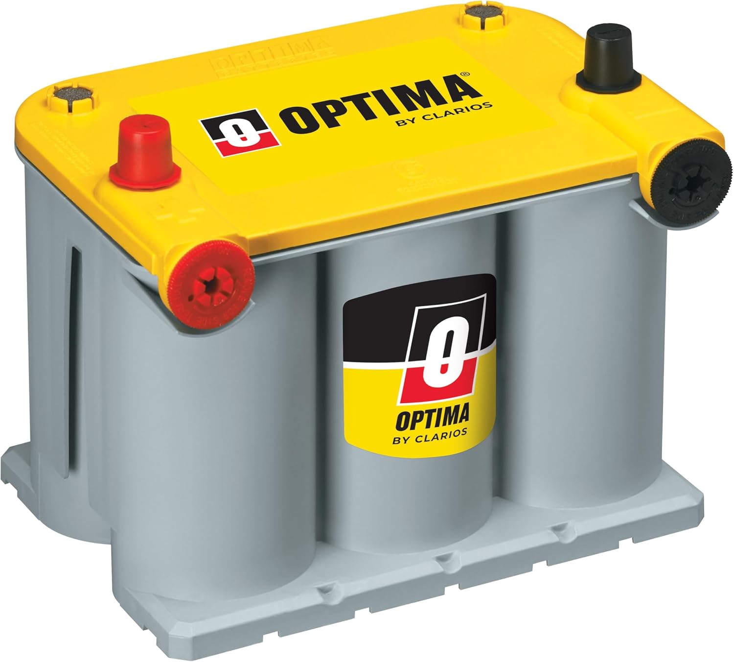 OPTIMA D75/25 YellowTop AGM Battery – 12V, 620CCA, Dual Purpose, Dual Terminals, Maintenance-Free for Car, Truck & SUV