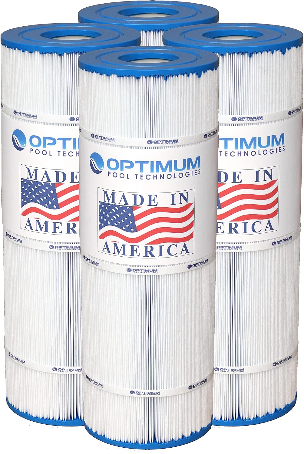 Optimum Pool Technologies Filter Cartridges Set (4PK) Replacement For Pentair Clean & Clear Plus 320