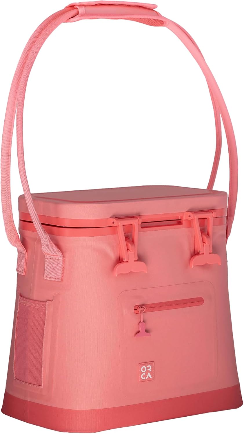 ORCA Wander Tote Cooler | Temperature Insulated Bag Keeps Drinks Ice Cold All Day, Perfect for Beach, Park, Hikes, Picnics & More – Blush