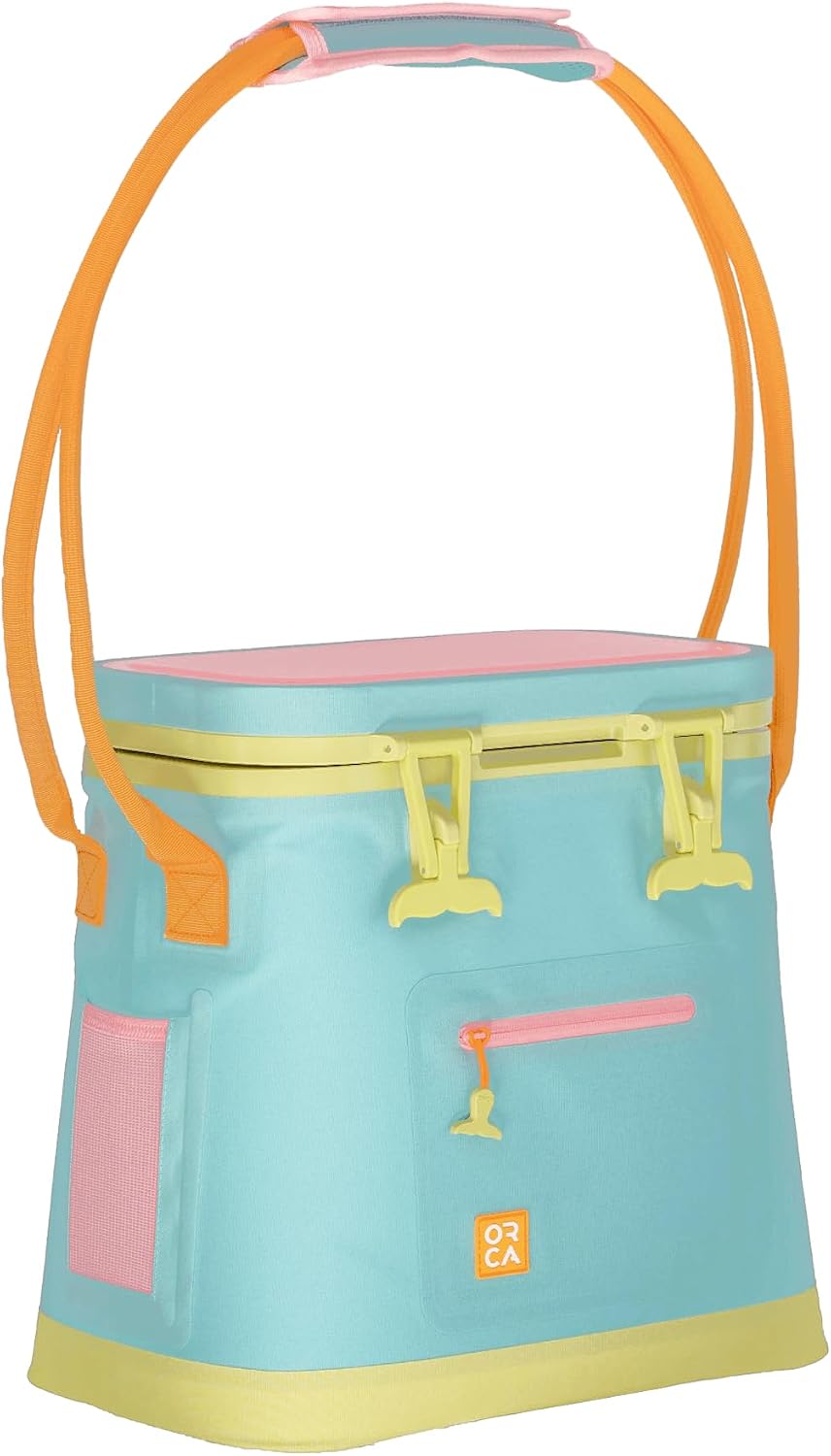 ORCA Wander Tote Cooler | Temperature Insulated Bag Keeps Drinks Ice Cold All Day, Perfect for Beach, Park, Hikes, Picnics & More – Retro