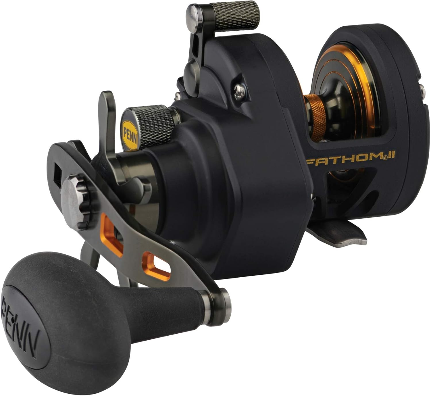 PENN Fathom II Star Drag Conventional Fishing Reel, Black Gold, 25N – 8XNSD