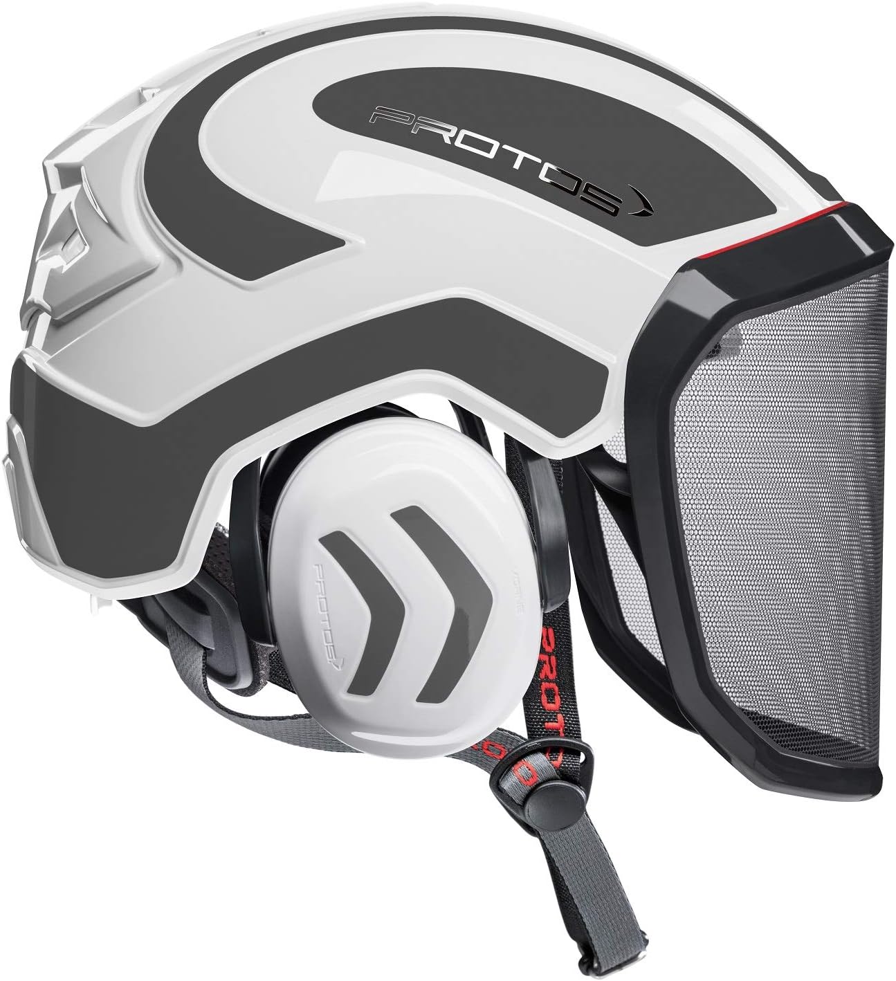 Pfanner Protos Integral Arborist Helmet – White & Grey