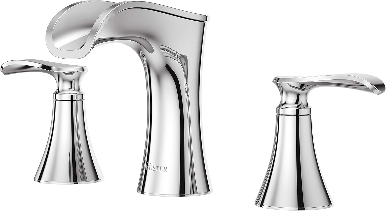 Pfister Jaida Bathroom Sink Faucet, 8-Inch Widespread, 2-Handle, 3-Hole, Polished Chrome Finish, LF049JDCC