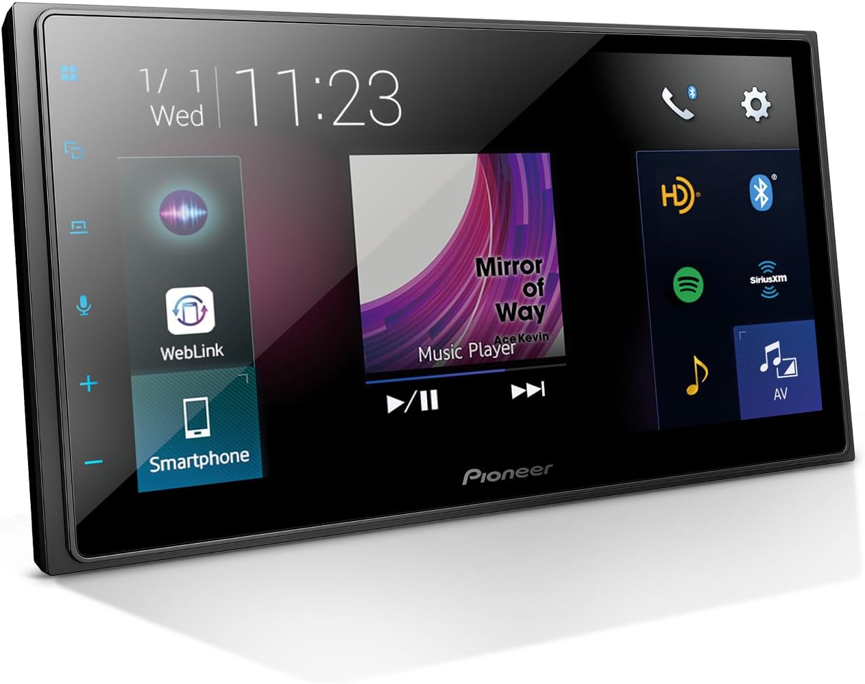 Pioneer DMH-2660NEX 6.8″ Capacitive Touch Double Din Receiver, Wired CarPlay & Android Auto, Alexa, Bluetooth, Backup Camera, HD Radio