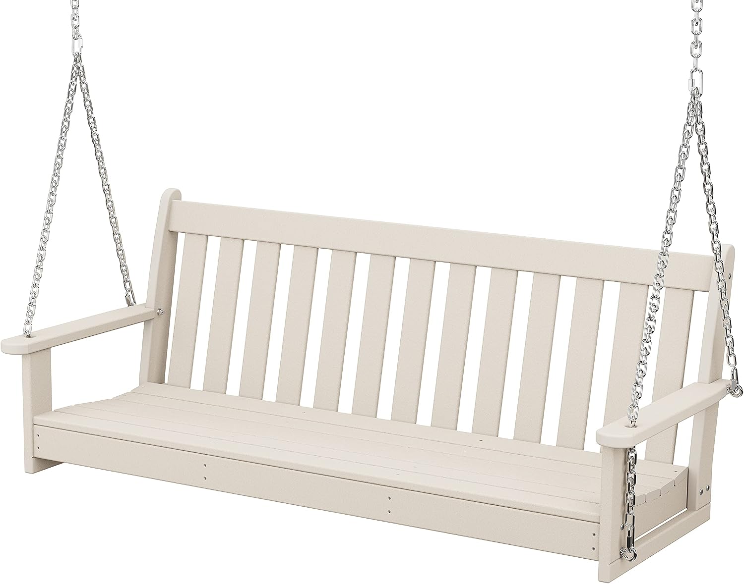 POLYWOOD GNS60SA Vineyard 60″ Outdoor Swing – Sand
