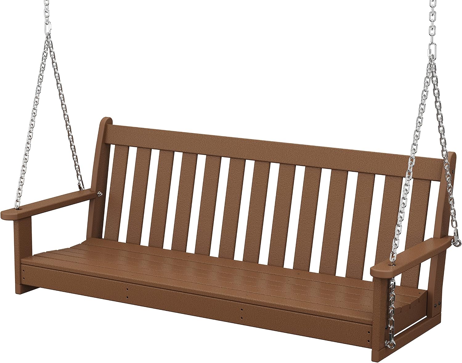 POLYWOOD GNS60TE Vineyard 60″ Swing – Teak