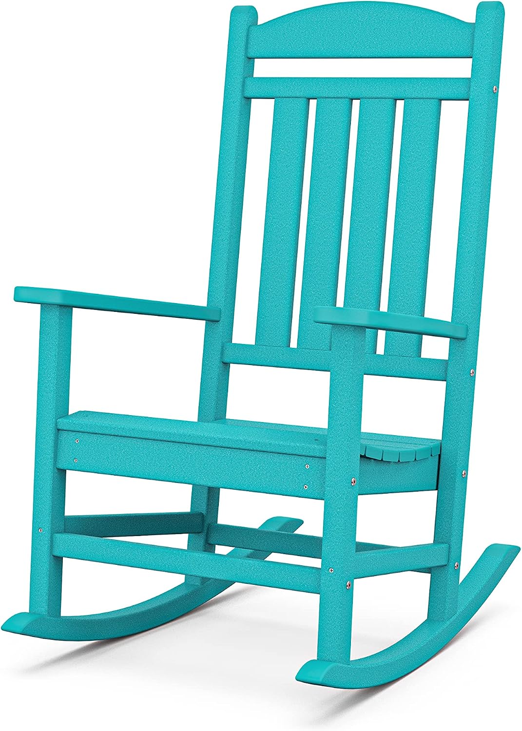 POLYWOOD R100AR Presidential Rocking Chair, Aruba