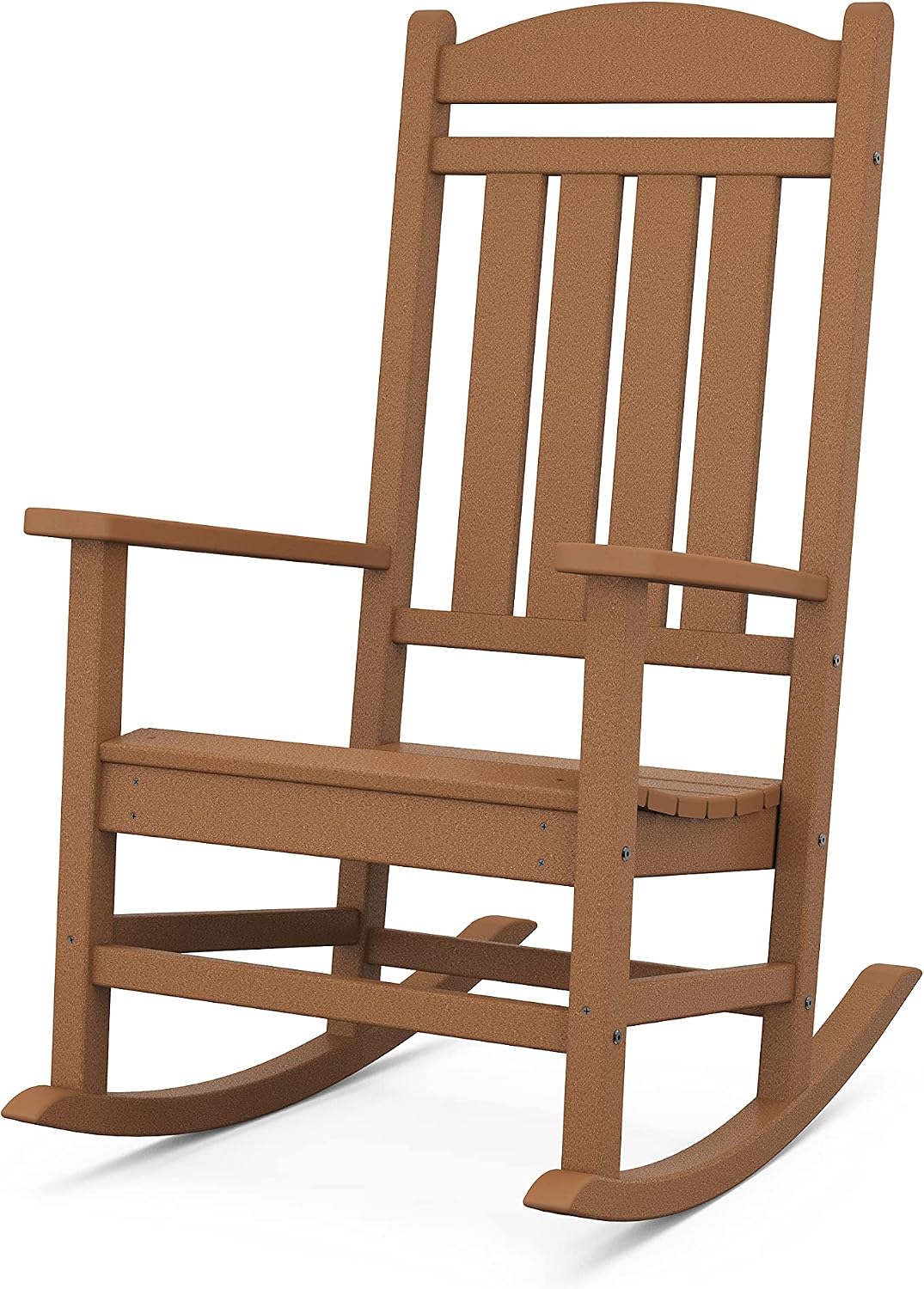 POLYWOOD R100TE Presidential Rocking Chair, Teak