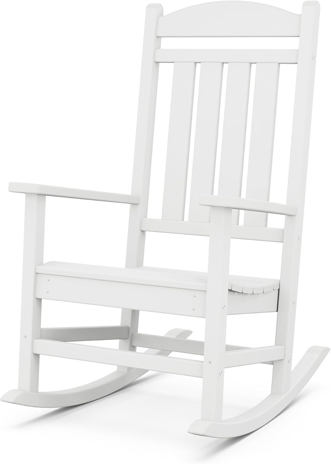 POLYWOOD R100WH Presidential Rocking Chair, White