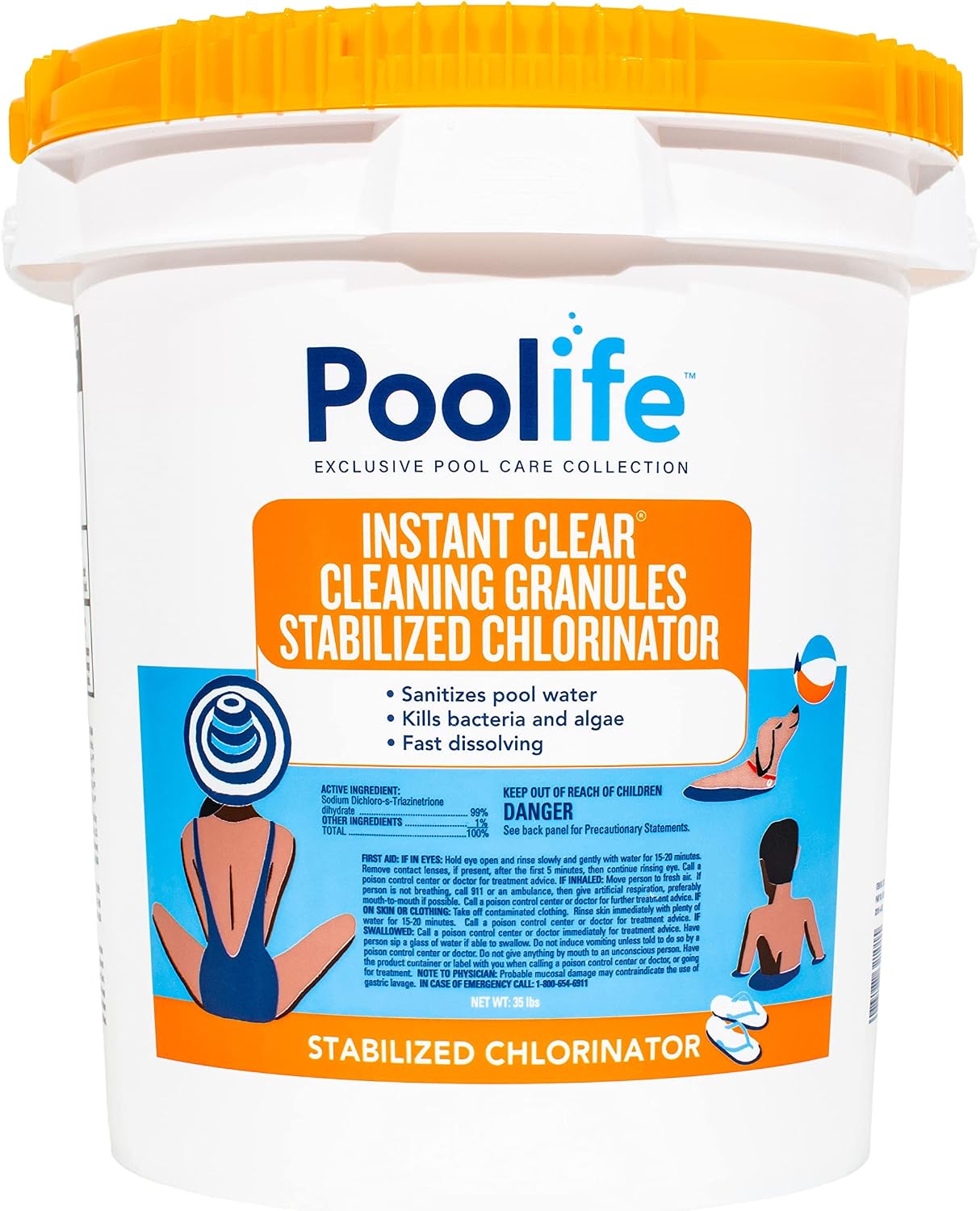 Poolife Instant Clear Cleaning Granules (35 lb)