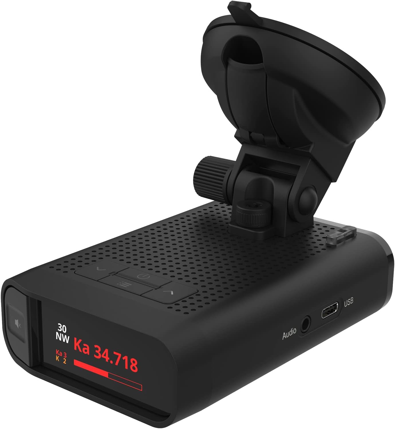 Radenso DS1 Radar Detector – Extreme Range, Magnet Mount, Bluetooth, OLED Display, GPS Lockouts, Fewer False Alerts