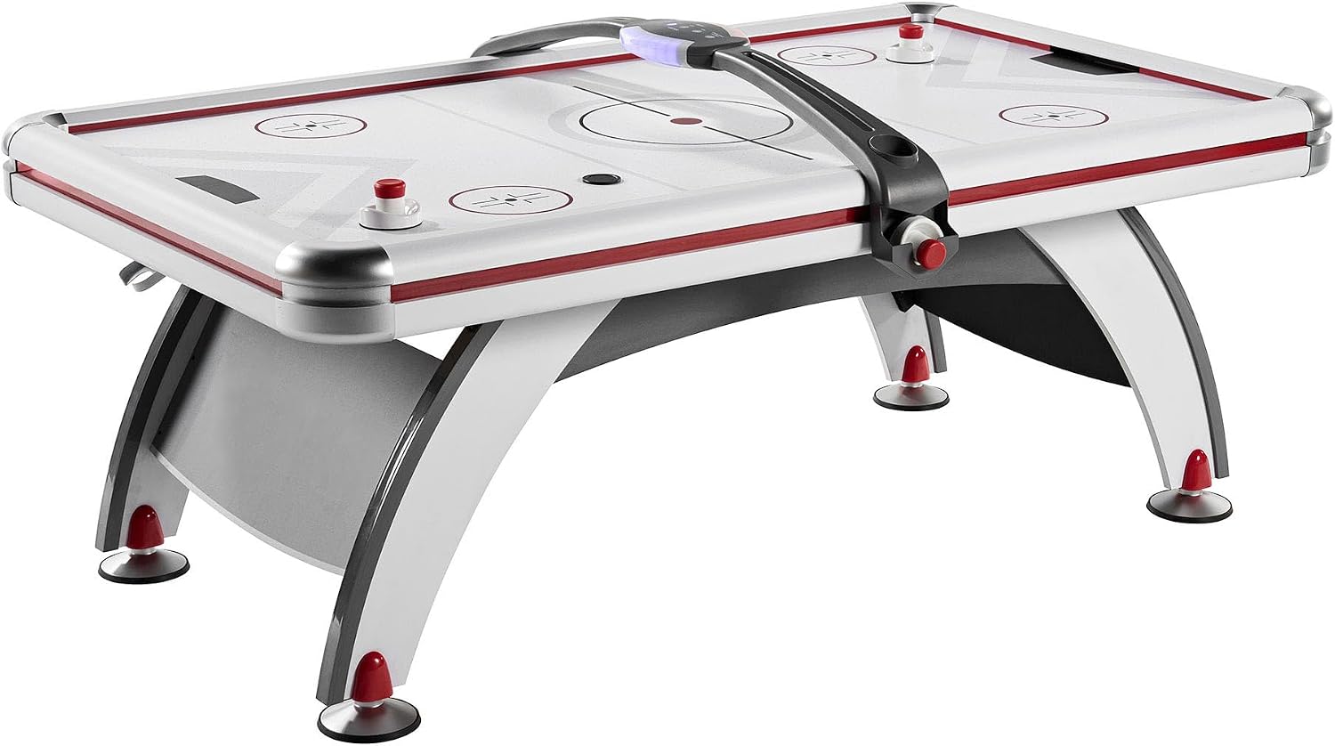 Rally and Roar Air Hockey Table 84 Inch with LED Scorer, Indoor Arcade Game