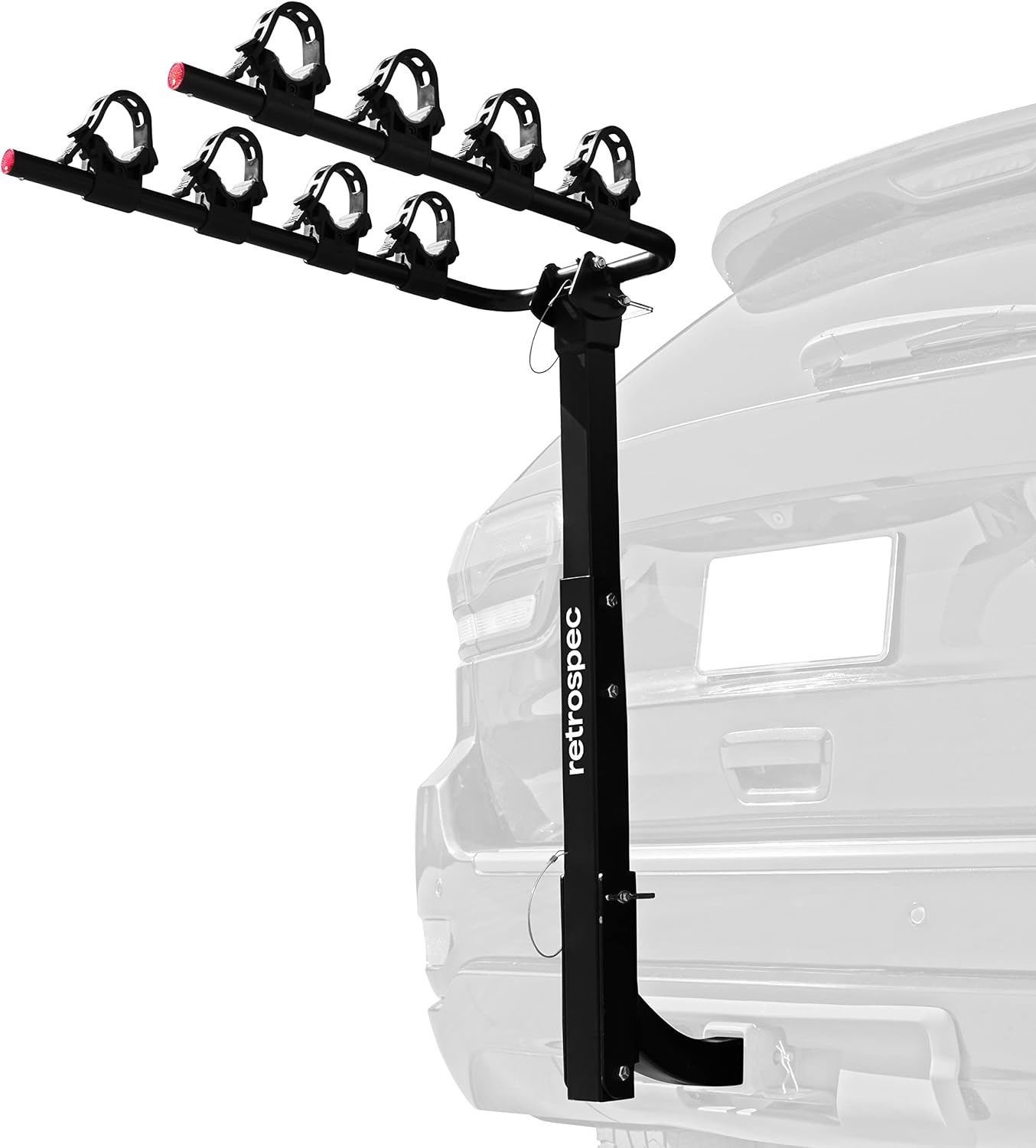 Retrospec Lenox 2-5 – Bike Hitch Rack for Cars, Trucks, SUVs with 2” Hitch | Foldable Steel Frame