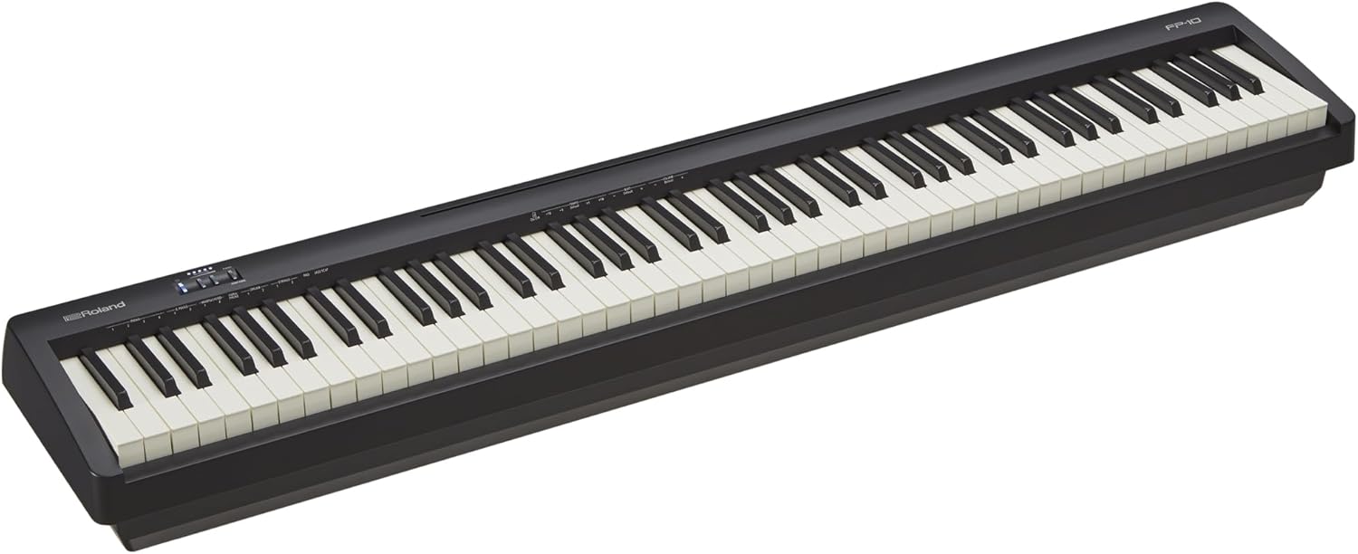Roland FP-10 Compact 88-Key Digital Piano with SuperNATURAL Tones, Authentic Feel, Bluetooth & MIDI