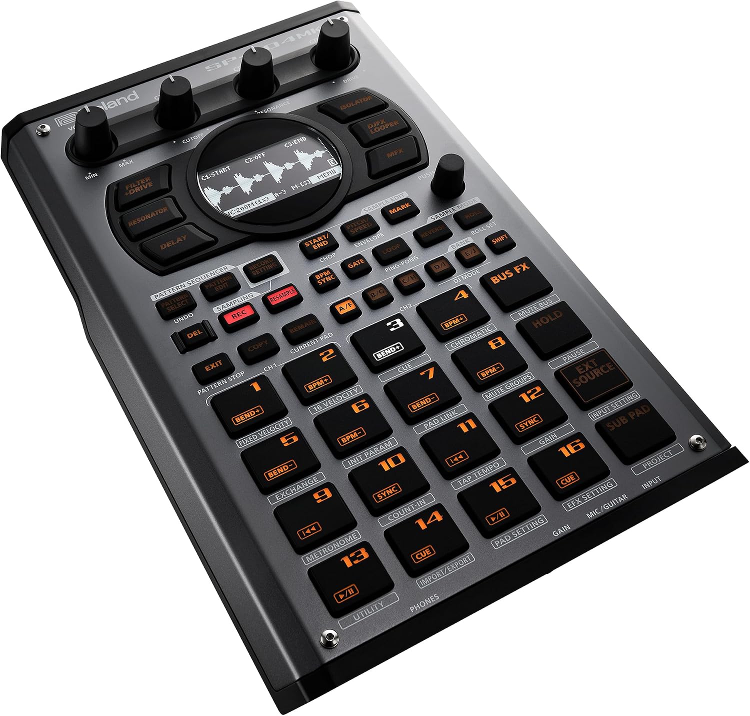 Roland SP-404MKII Creative Sampler & Effector – Legendary Beat Maker, 16GB Storage, 32-Voice Polyphony, 160 Samples/Project