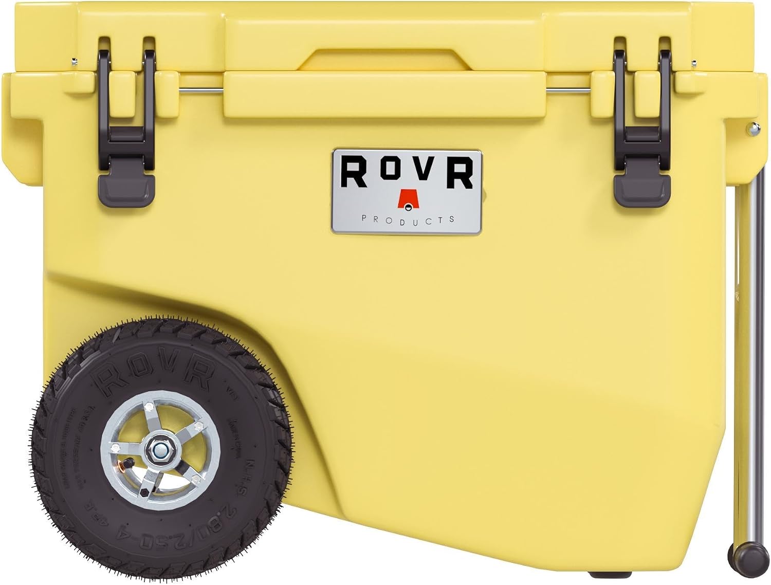 RovR Hard Cooler – Rugged, Heavy-Duty Insulated Ice Chest for Camping, Beach, Tailgating, Fishing & Travel, 60 qt, Sunny Side