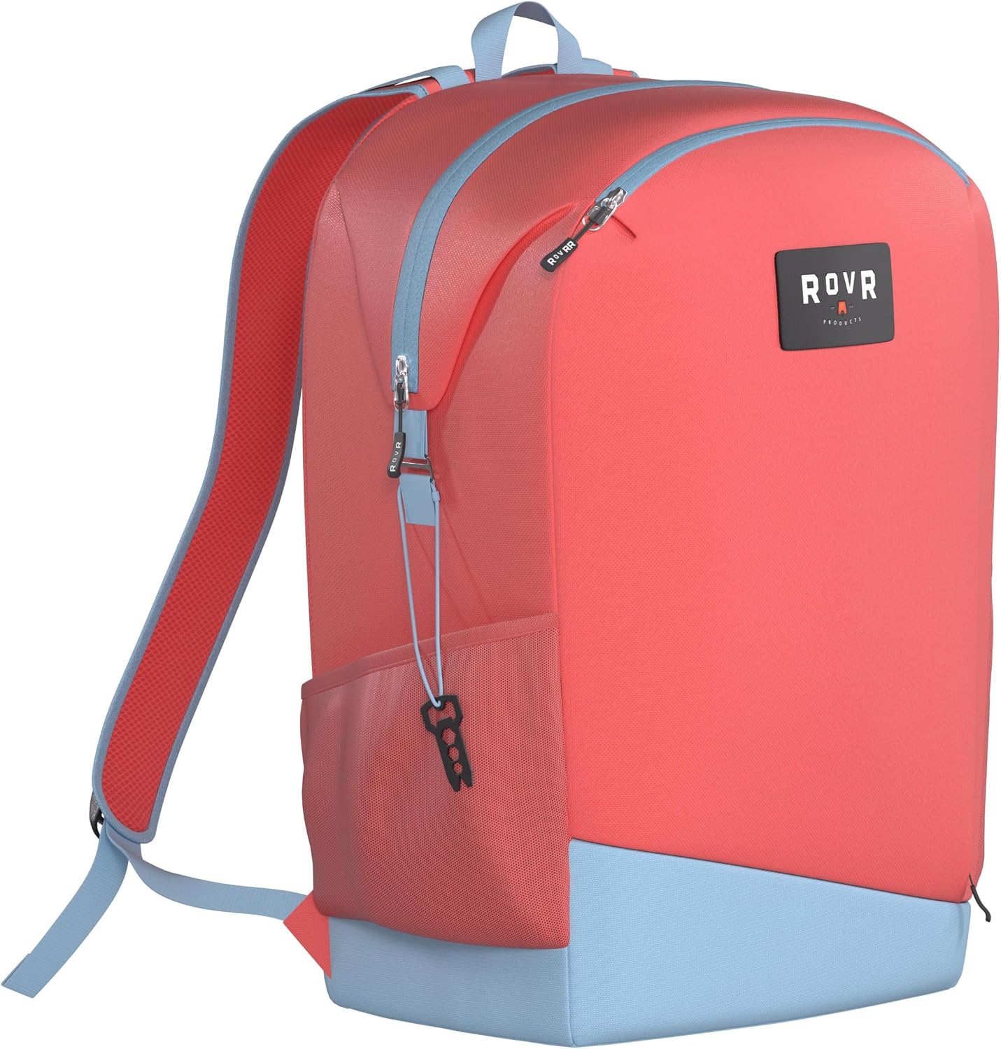 RovR TravelR 24 Can Backpack Cooler – Leakproof Insulated Cooler Backpack for Hiking, Travel, Beach, and Outdoor Adventures – Coral