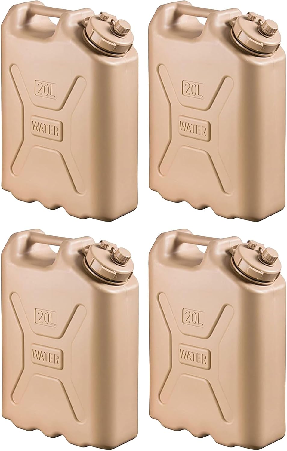 Scepter BPA Durable 5 Gallon 20 Liter Portable Military Water Storage Container for Camping, Outdoors