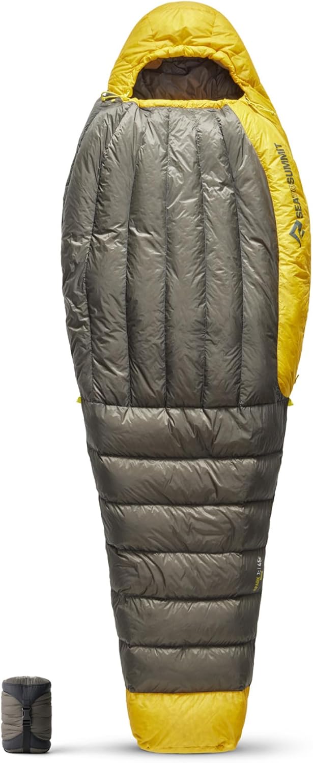 Sea to Summit Spark Ultralight Down Sleeping Bag, Long, 45-degree