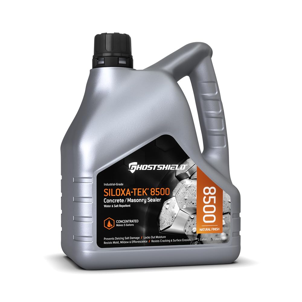 Siloxa-Tek 8500 Ultra Concentrate – 1 Gallon Penetrating Concrete Sealer Water and Salt Repellent