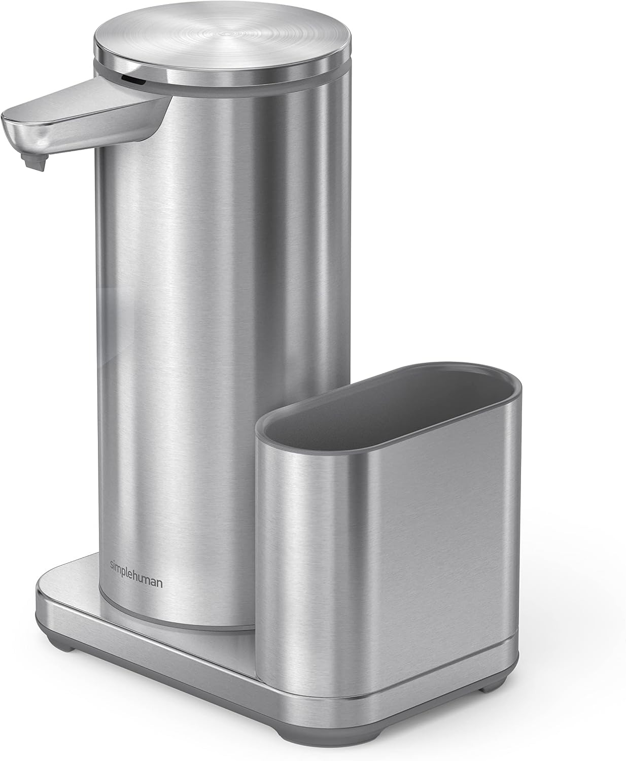 Simplehuman 14 oz. Liquid Sensor Pump with Caddy, high-Grade Brushed Stainless Steel