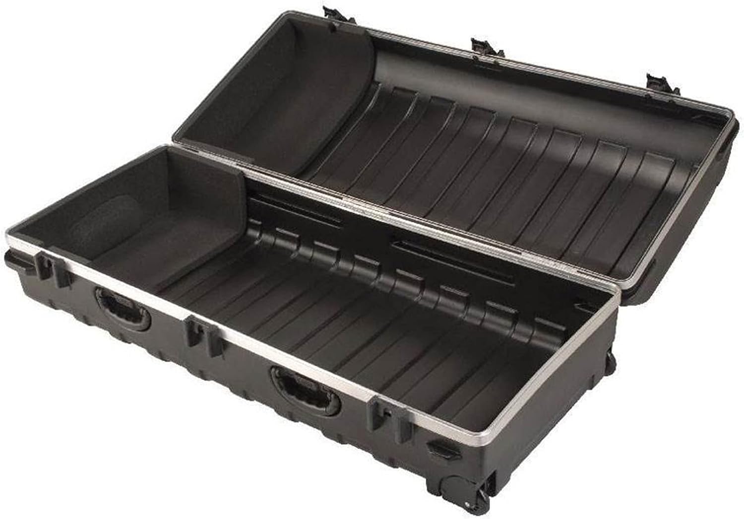 SKB Cases Double ATA Standard Hard Plastic Storage Wheeled Golf Bag Travel Case