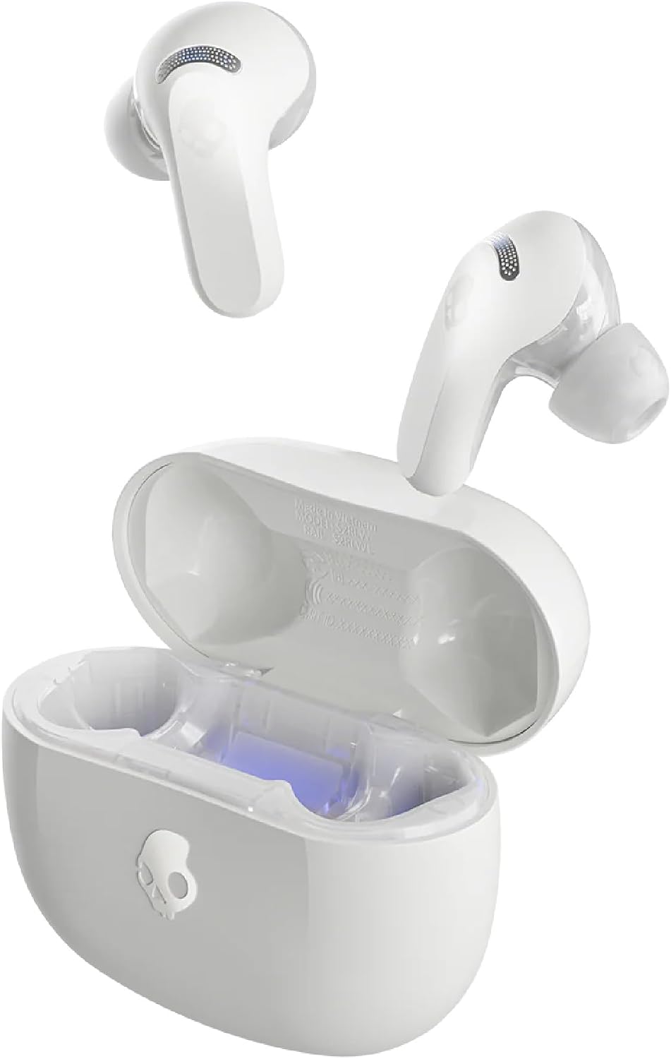 Skullcandy Rail True Wireless Active Noise Canceling Earbuds, Bluetooth, Bone (S2IPW-S951)
